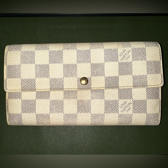 Louis Vuitton LV Hand Bag Speedy 30 White Damier Azur Purse - Picture 13 of 14